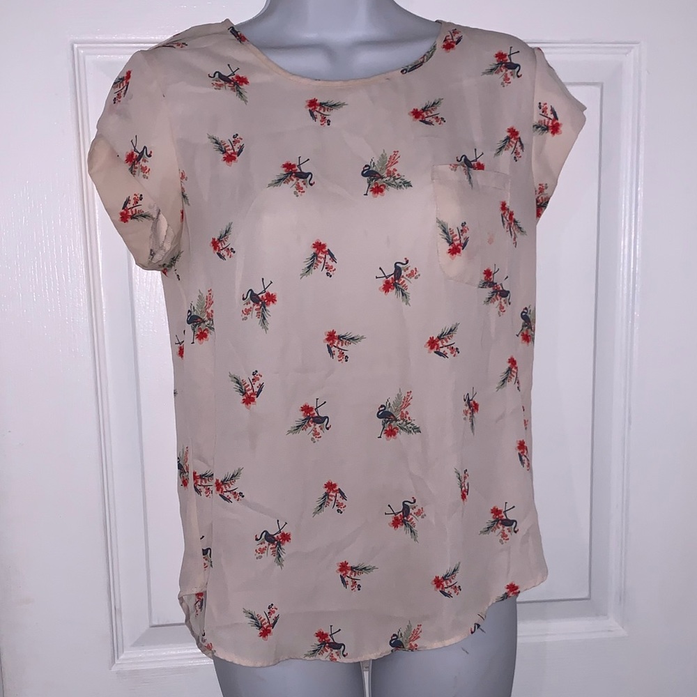 Pink Flamingo Blouse